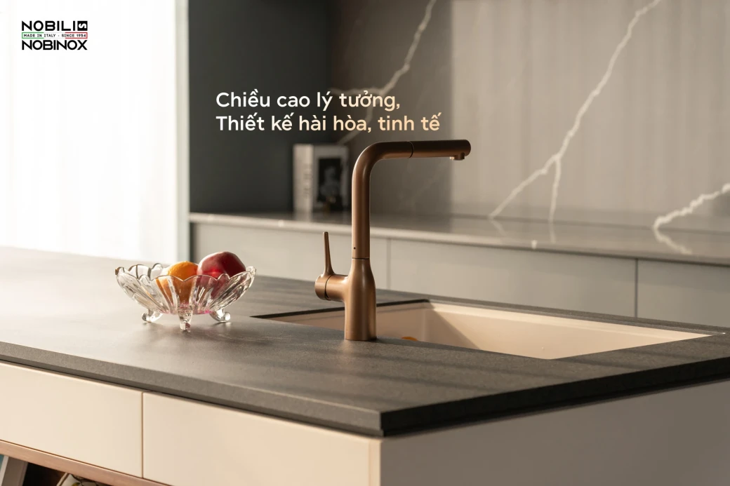 VÒI RỬA BÁT DÂY RÚT NOBILI MANIA NB217B... - image 1