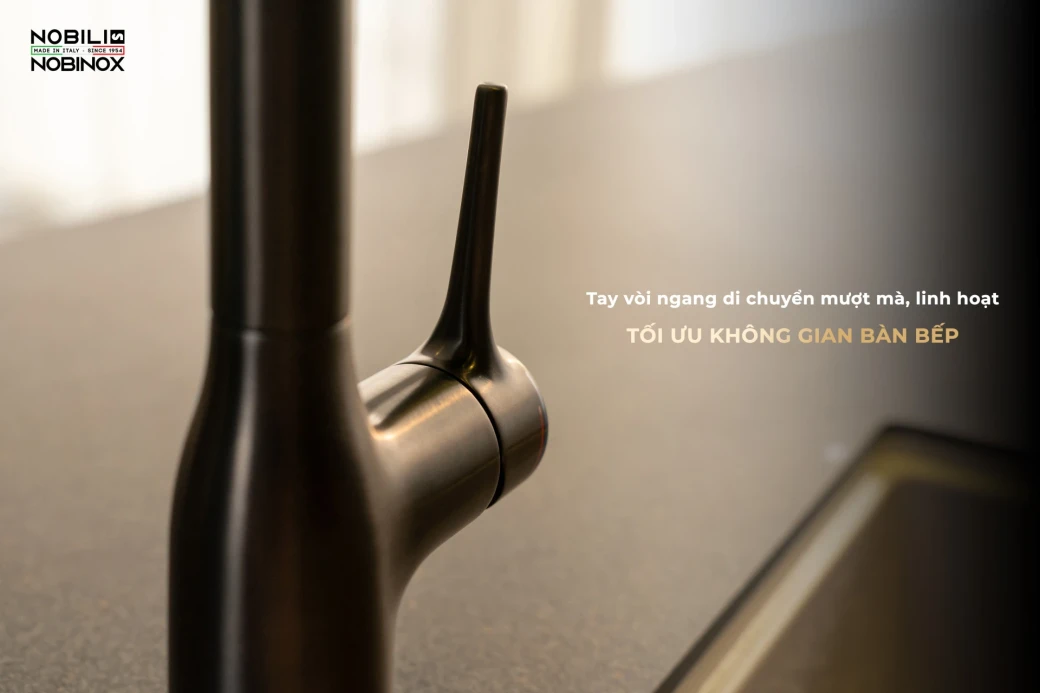 Điểm nổi bật của vòi rửa bát dây rút NOBILI MANIA NB308G