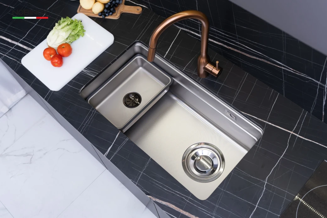 CHẬU RỬA BÁT 1 HỐ NOBINOX ARVO V676... - image 2