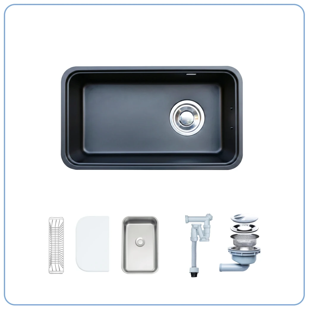 CHẬU RỬA BÁT 1 HỐ NOBINOX MONO VA206B... - image 8