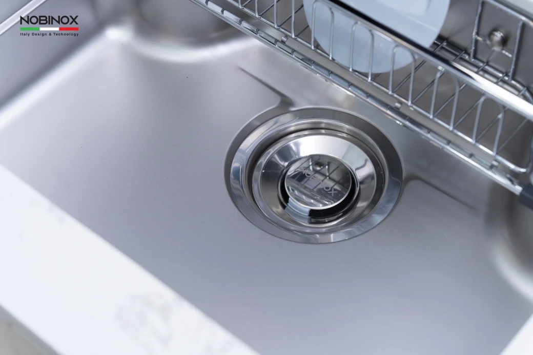 chậu rửa bát 1 hố NOBINOX LIRA NJ588D