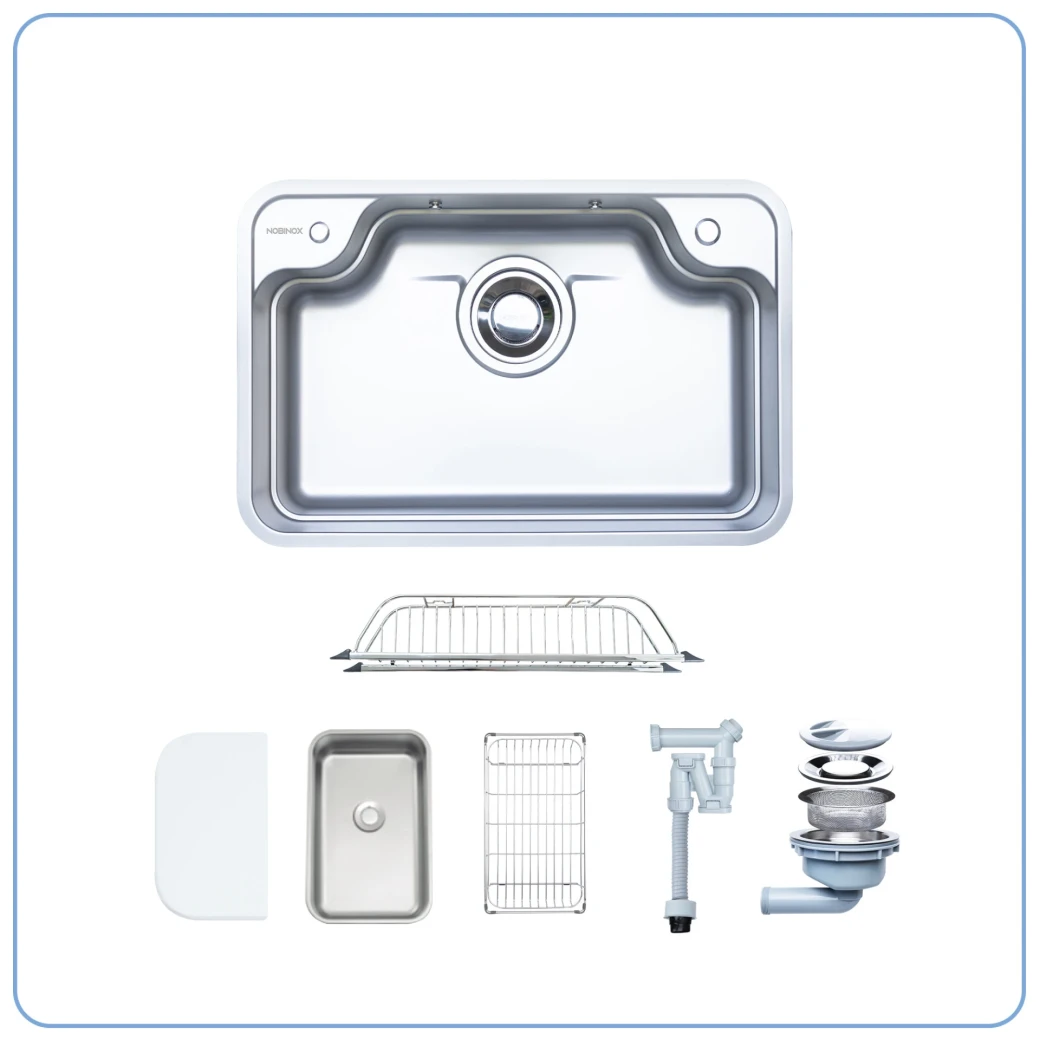 Chậu Rửa Bát 1 Hố NOBINOX LIKEN 770D