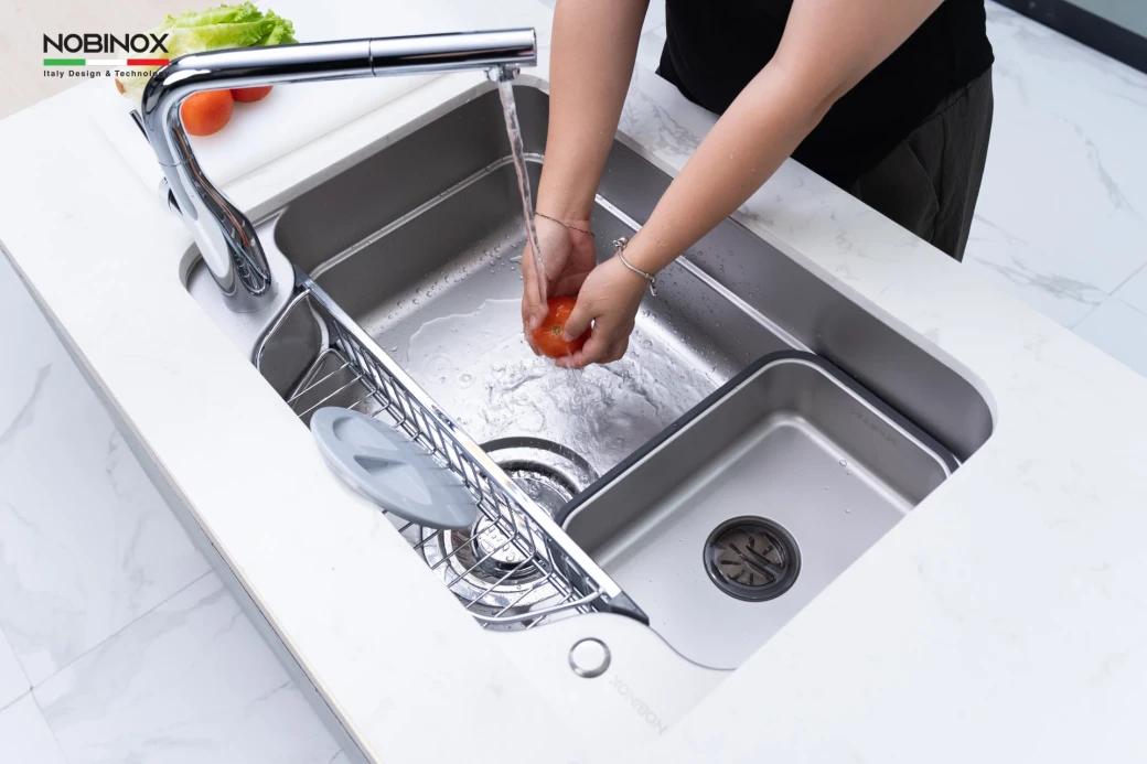 Chậu Rửa Bát 1 Hố NOBINOX LIKEN 770D