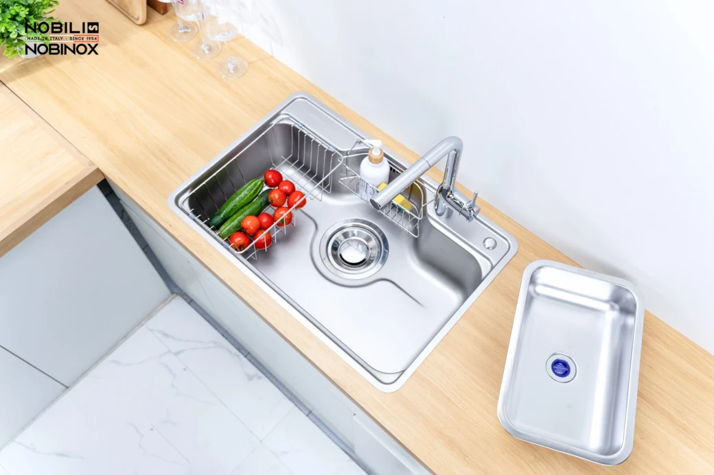 Đặc điểm nổi bật của chậu rửa bát 1 hố NOBINOX LIKEN NL724D