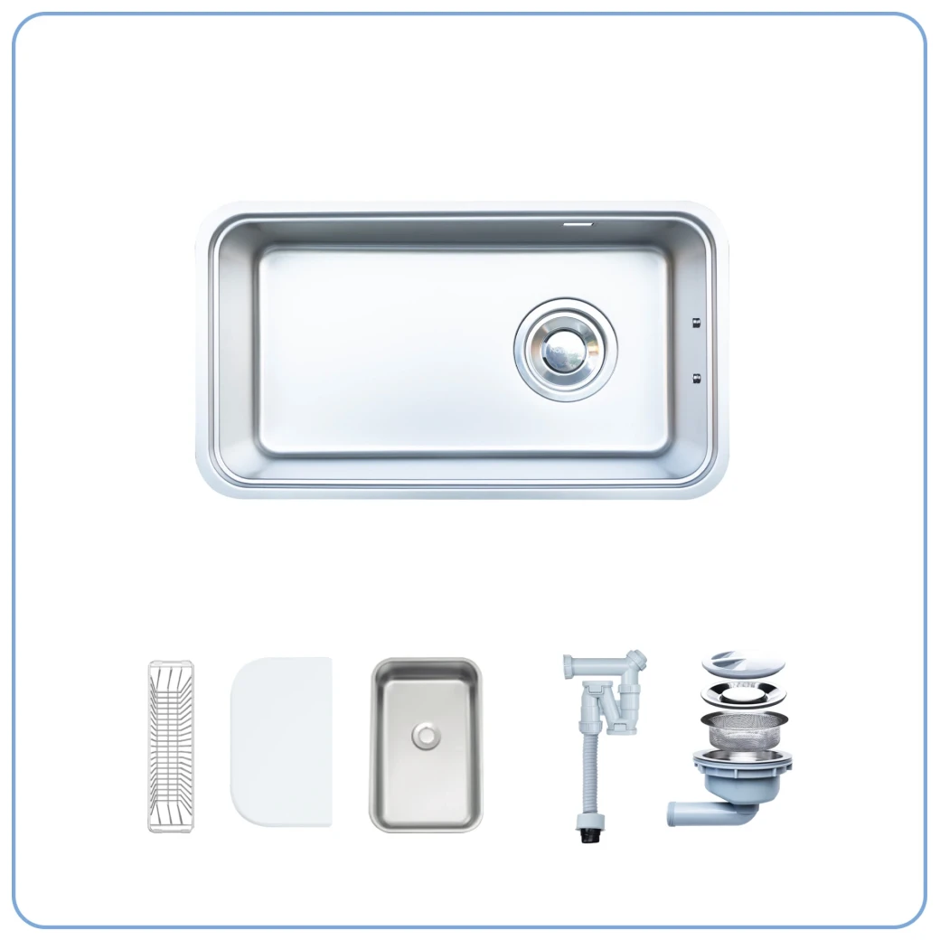 CHẬU RỬA BÁT 1 HỐ NOBINOX MONO VA204D... - image 8