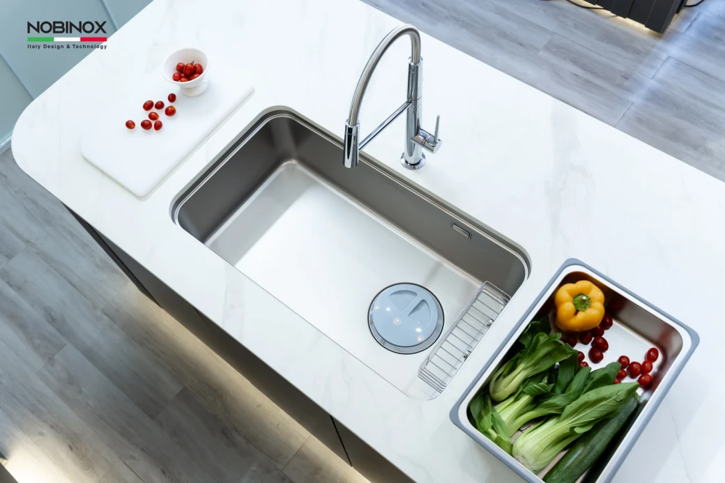 chậu rửa bát 1 hố NOBINOX NOVA A282M