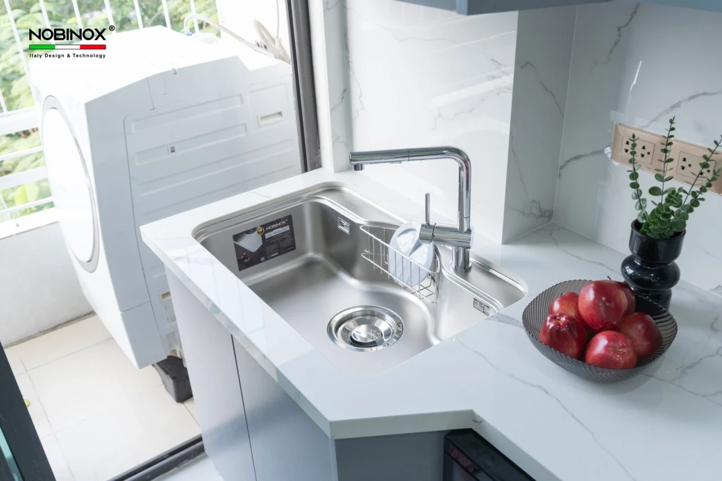 chậu rửa bát 1 hố