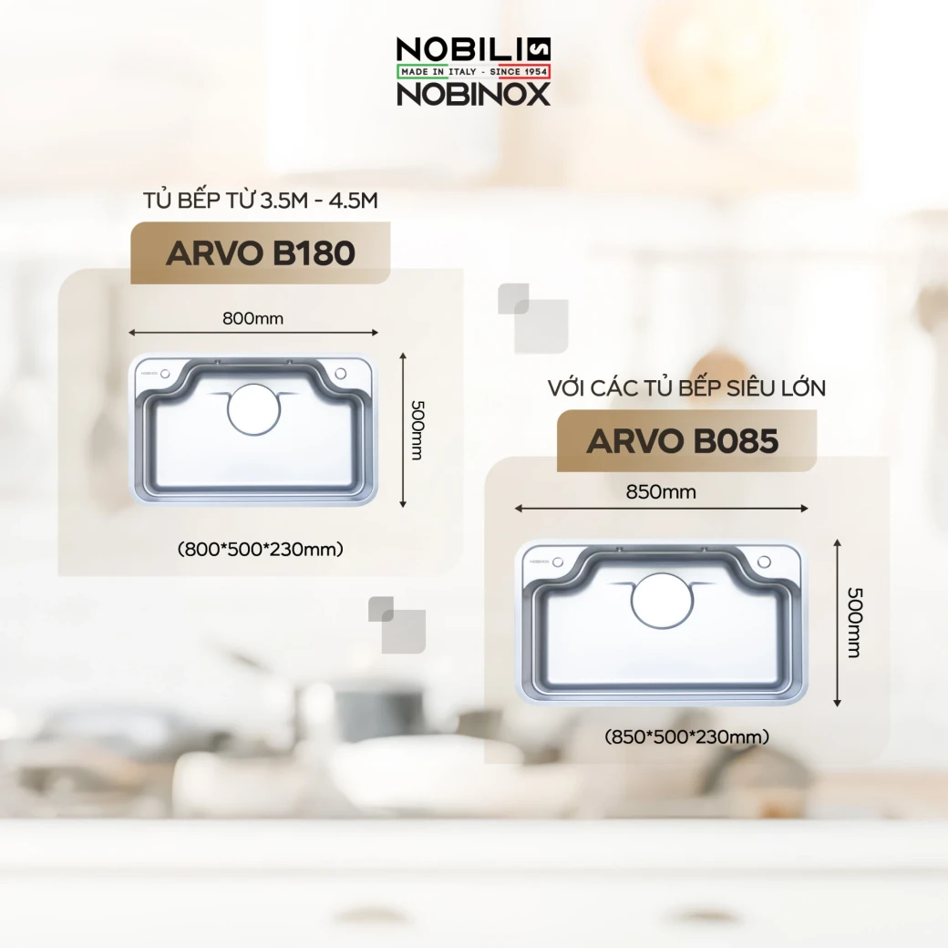 Bí kíp chọn kích thước chậu rửa ARVO chuẩn xác the... - image 2