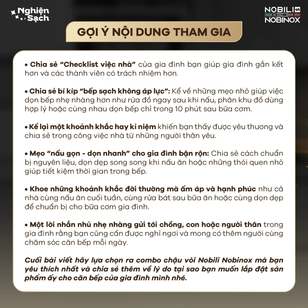 [NOBILI NOBINOX - NGHIỆN SẠCH] BẾP SẺ CHIA - NHÀ G... - image 3