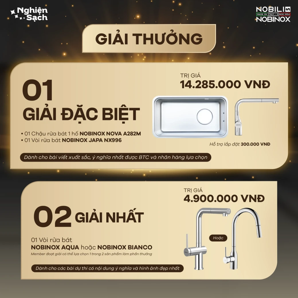 [NOBILI NOBINOX - NGHIỆN SẠCH] BẾP SẺ CHIA - NHÀ G... - image 1