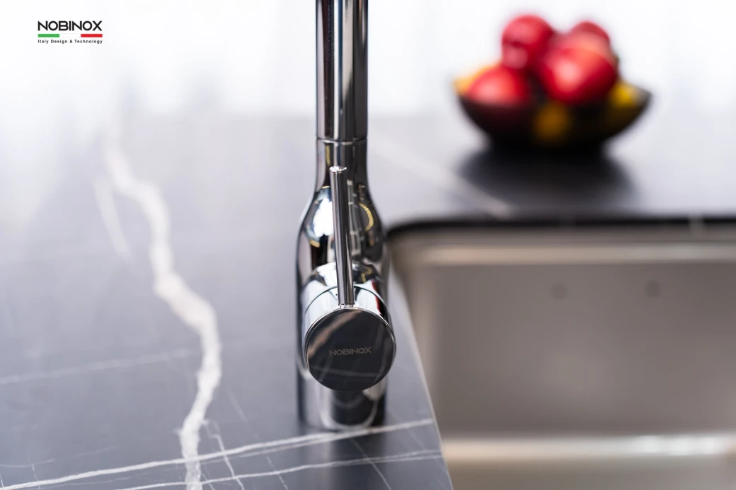 Vòi rửa bát dây rút NOBINOX AQUA NX660N