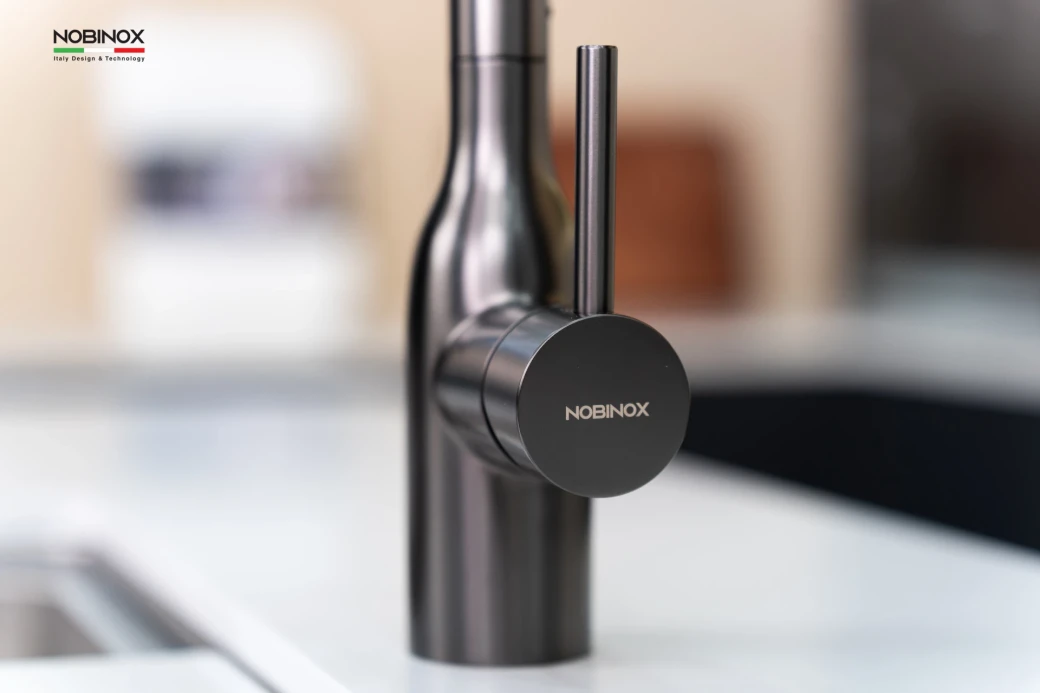 vòi rửa bát dây rút NOBINOX AQUA NX664D