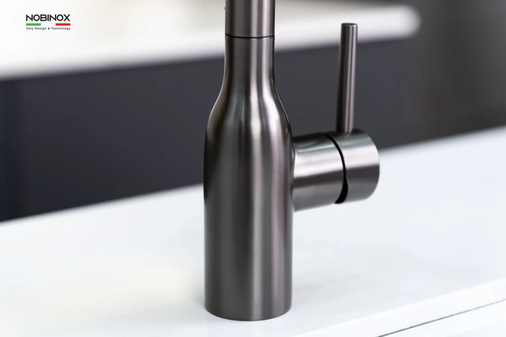 vòi rửa bát dây rút NOBINOX AQUA NX664D