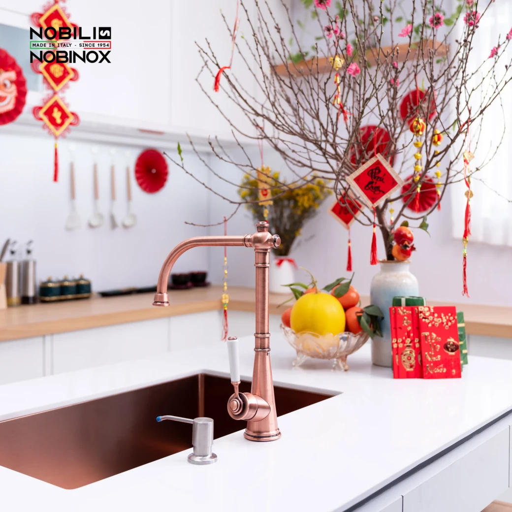 vòi rửa bát phong cách cổ điển NOBILI CHARLIE NB255C