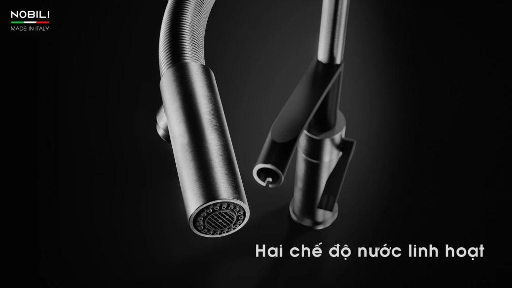 Vòi rửa bát cần mềm NOBILI HERON NB228... - image 2