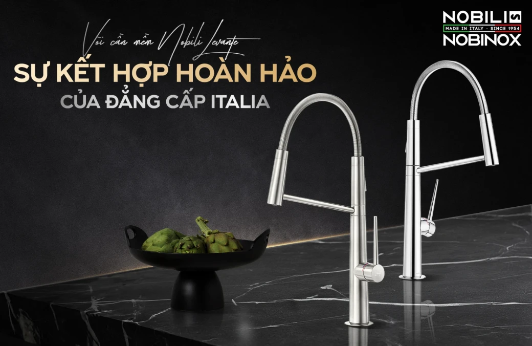 Vòi rửa bát cần mềm NOBILI LEVANTE NB303... - image 1
