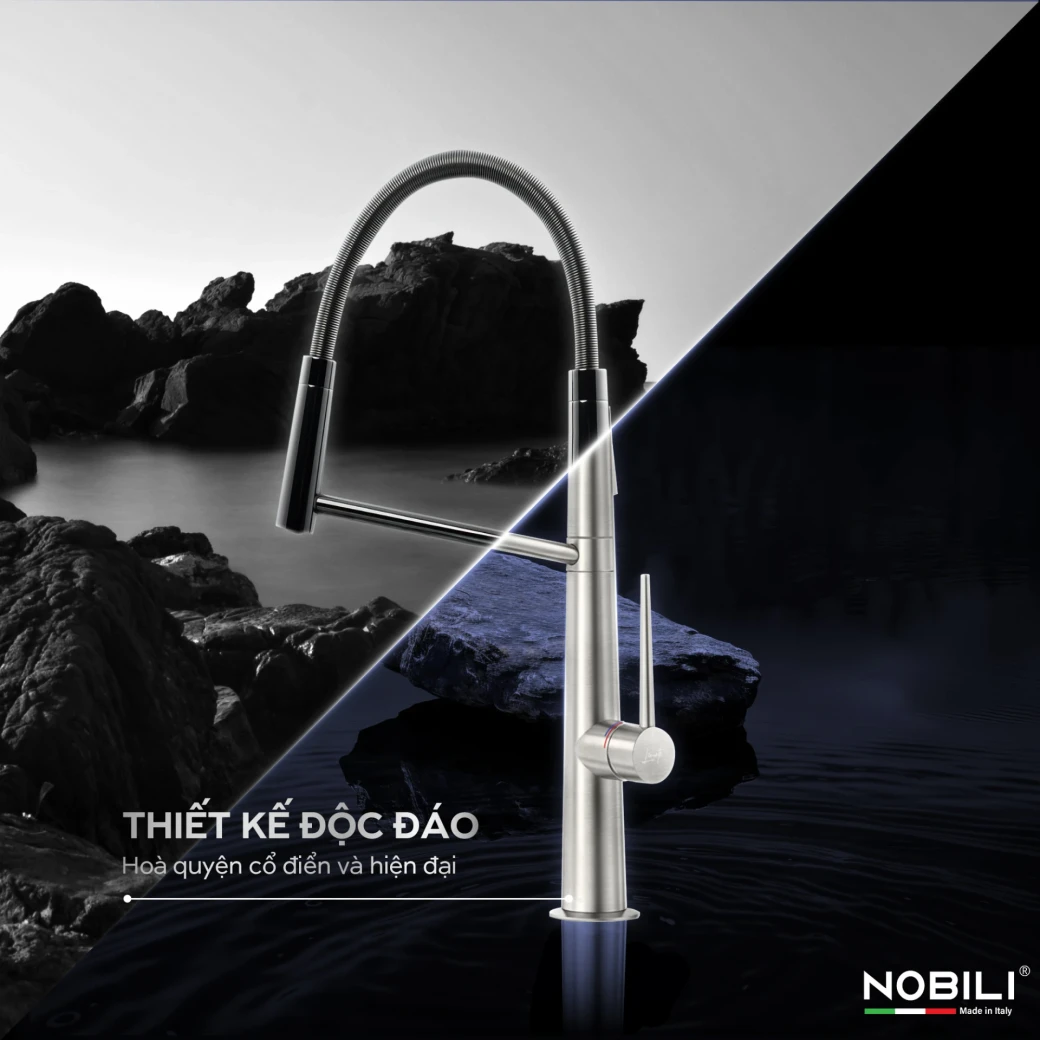 Vòi rửa bát cần mềm NOBILI LEVANTE NB303... - image 2