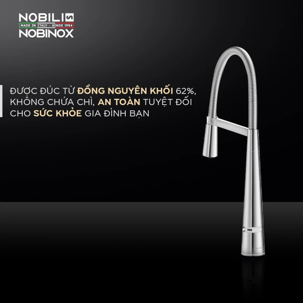Vòi rửa bát cần mềm NOBILI LIKID NB880... - image 11