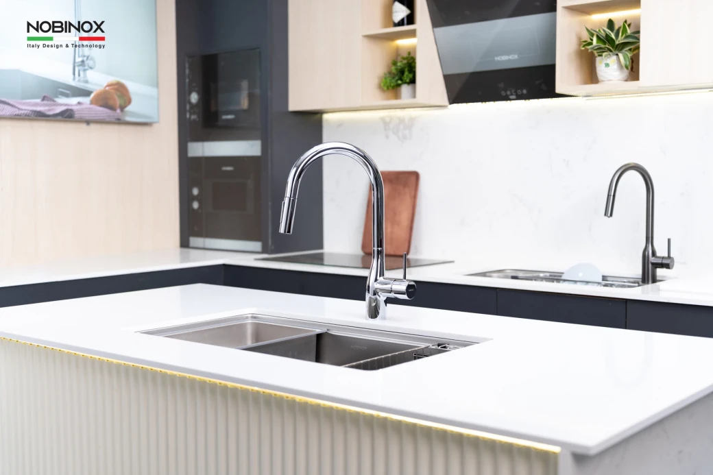 Vòi rửa bát dây rút Nobinox JAPA NX998