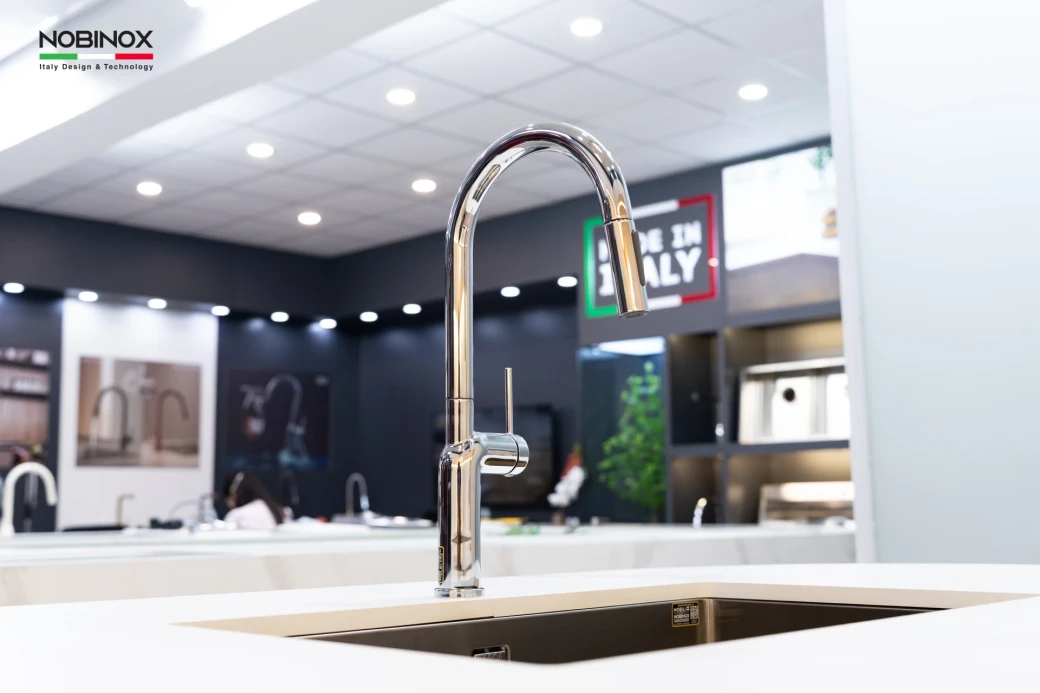 vòi rửa bát dây rút NOBINOX ADORA NX990