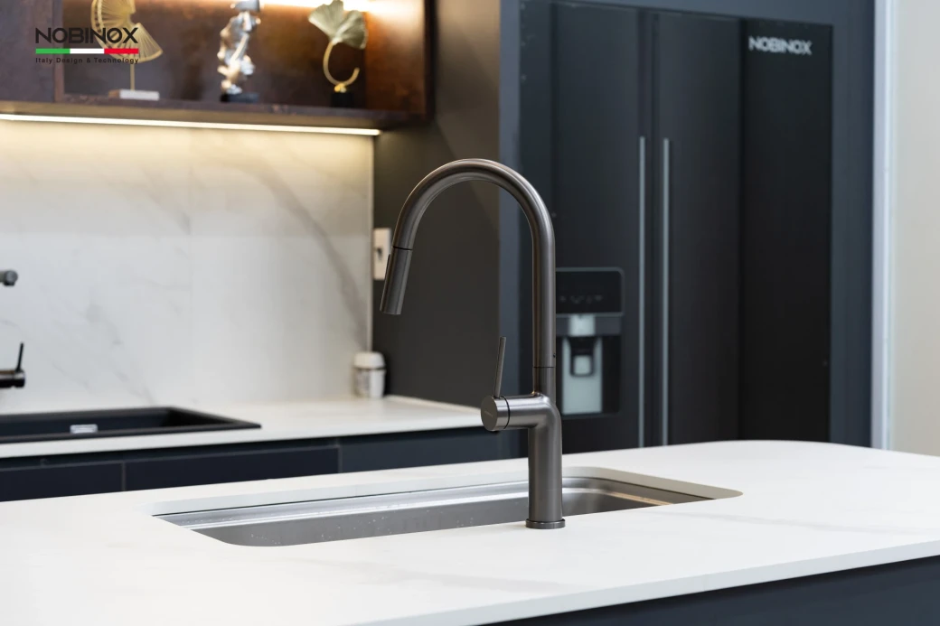 Vòi rửa bát dây rút NOBINOX ADORA NX991