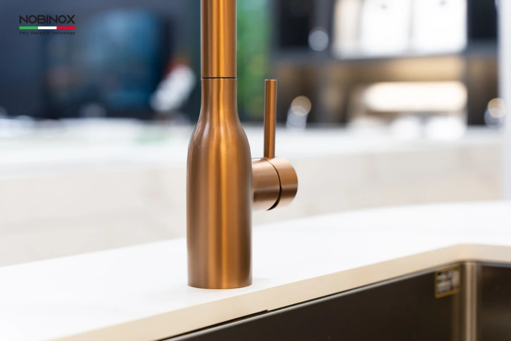 Vòi rửa bát dây rút NOBINOX AQUA NX662T