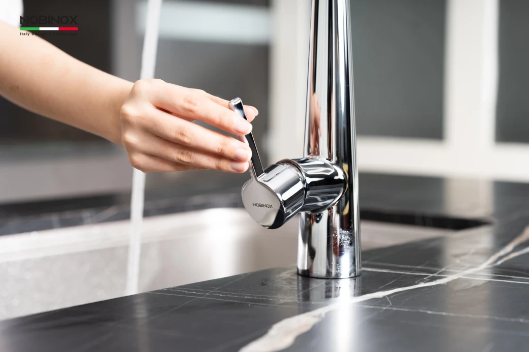 Vòi Rửa Bát Dây Rút NOBINOX WINTO NX500