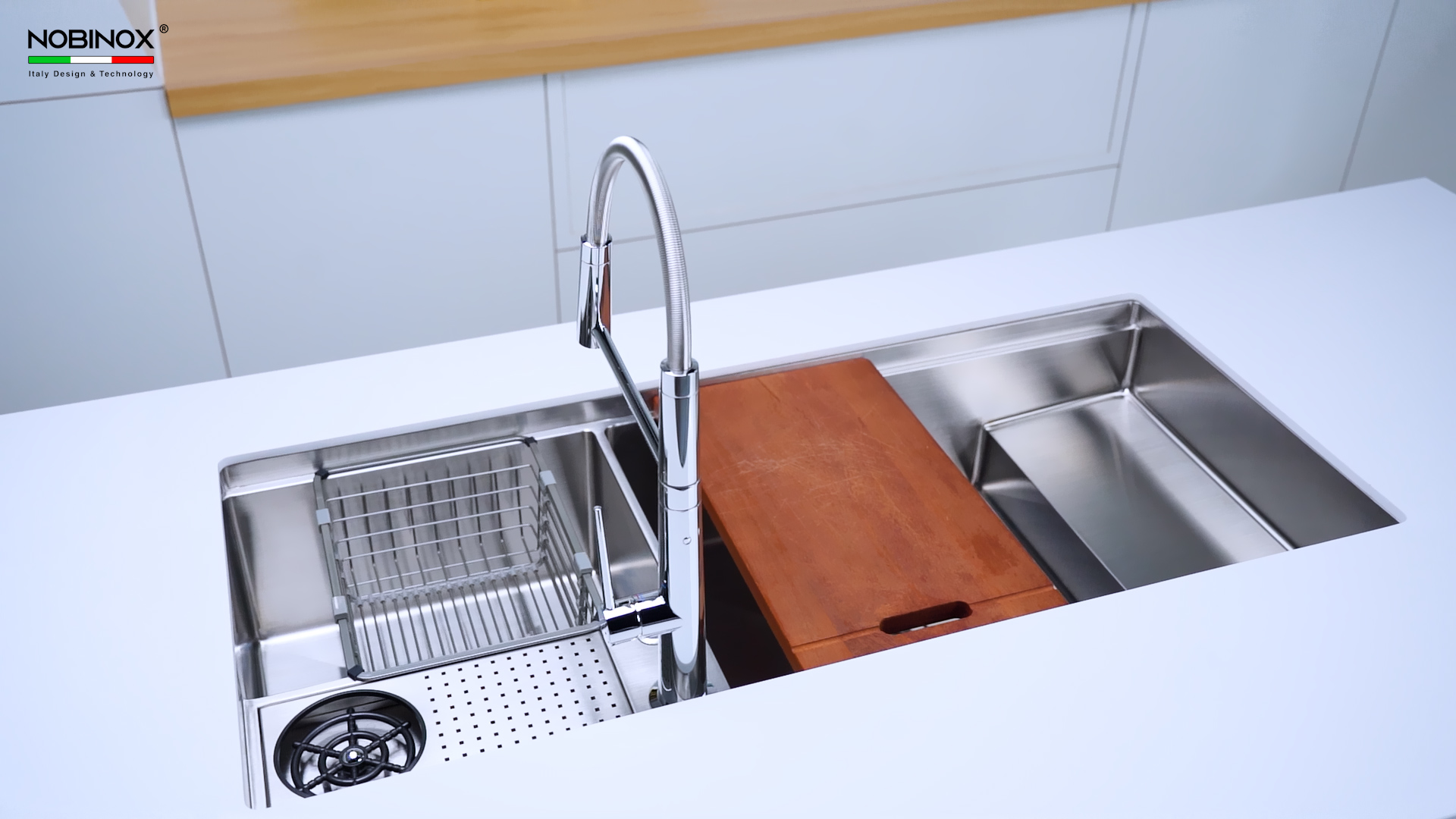 Ảnh CHẬU RỬA BÁT 2 HỐ NOBINOX RAZIA NJ577 24