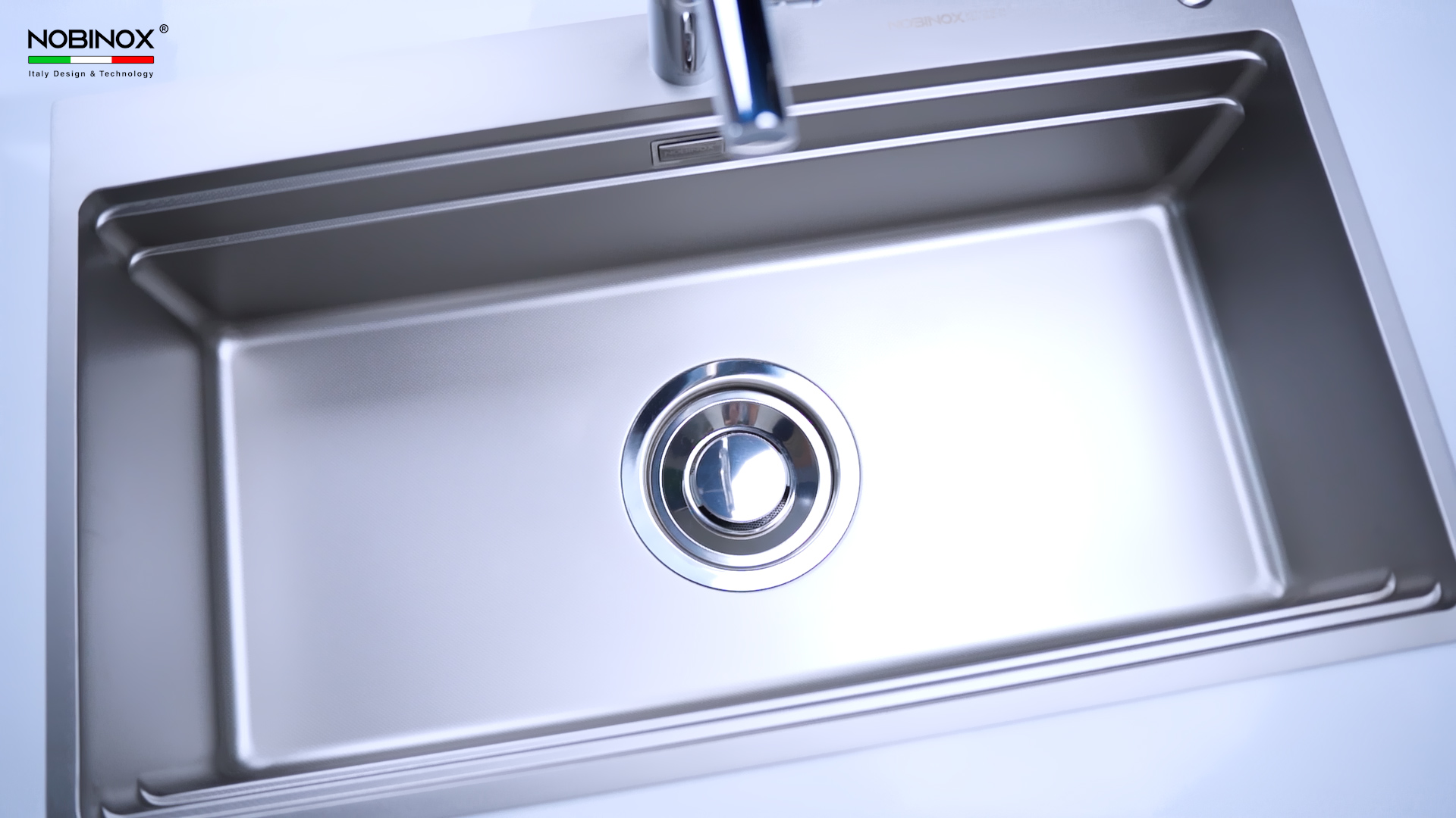 Ảnh CHẬU RỬA BÁT 1 HỐ NOBINOX LIRA NJ564D 4