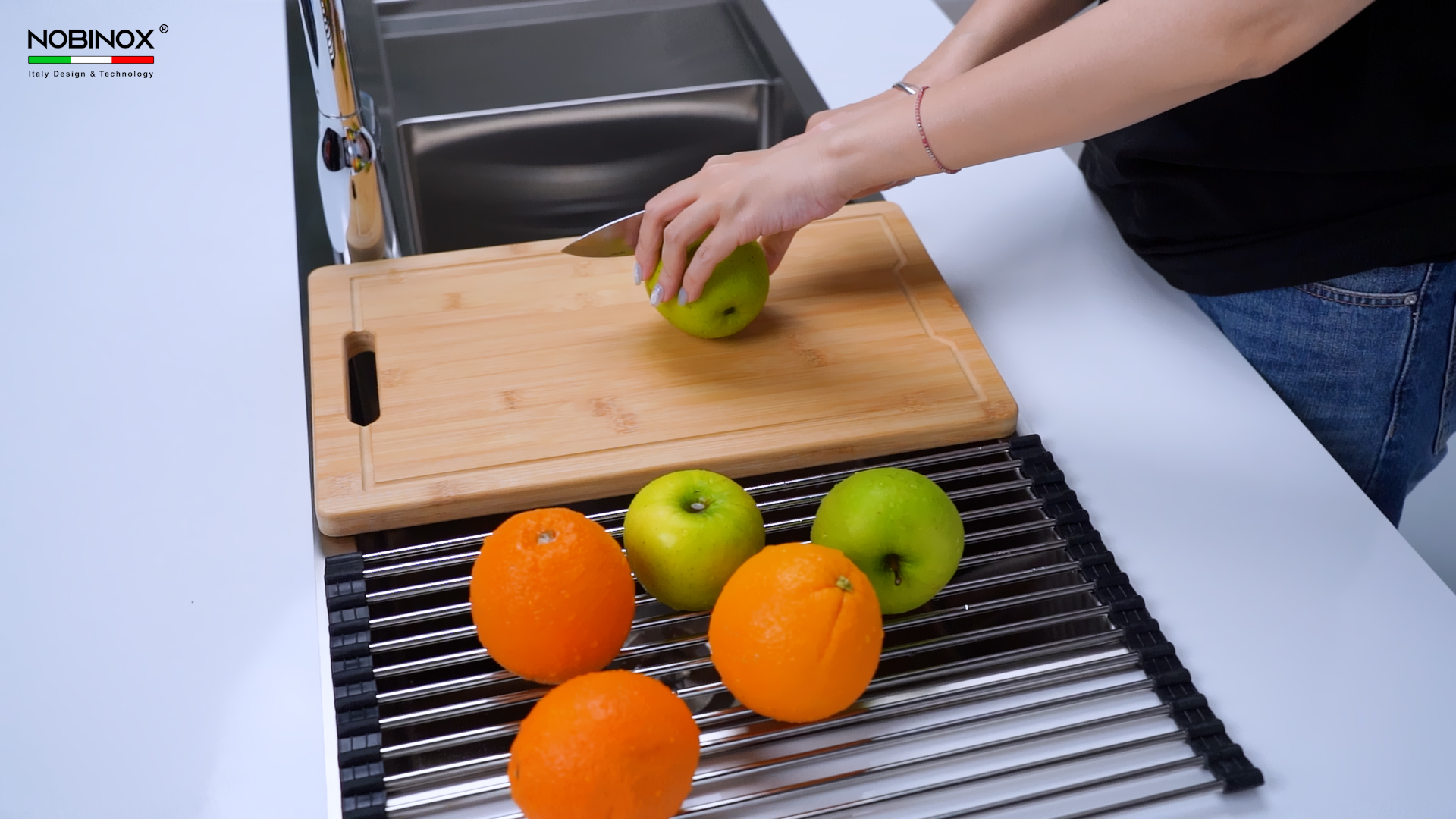 Ảnh CHẬU RỬA BÁT 2 HỐ NOBINOX LIKEN NL746 12