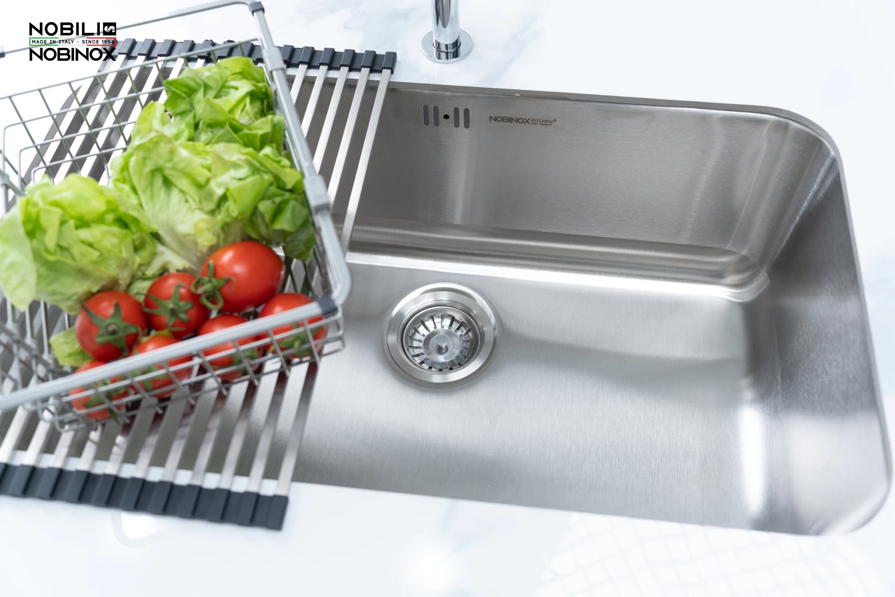 Ảnh CHẬU RỬA BÁT 1 HỐ NOBINOX PURA NT622U 7