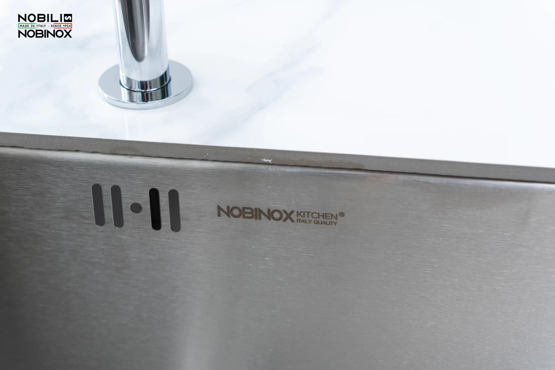 Ảnh CHẬU RỬA BÁT 1 HỐ NOBINOX PURA NT622U 10