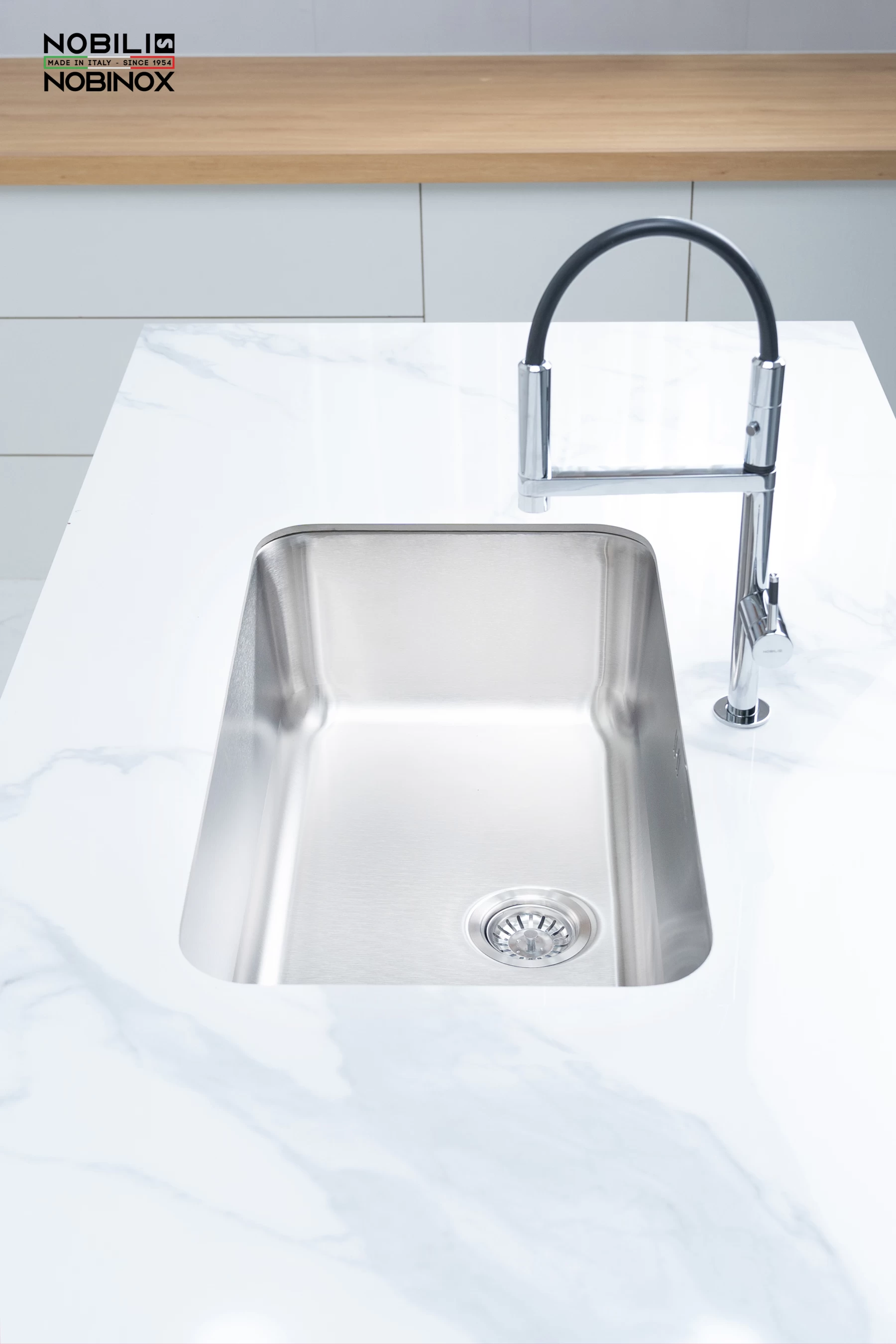 Ảnh CHẬU RỬA BÁT 1 HỐ NOBINOX PURA NT622U 16