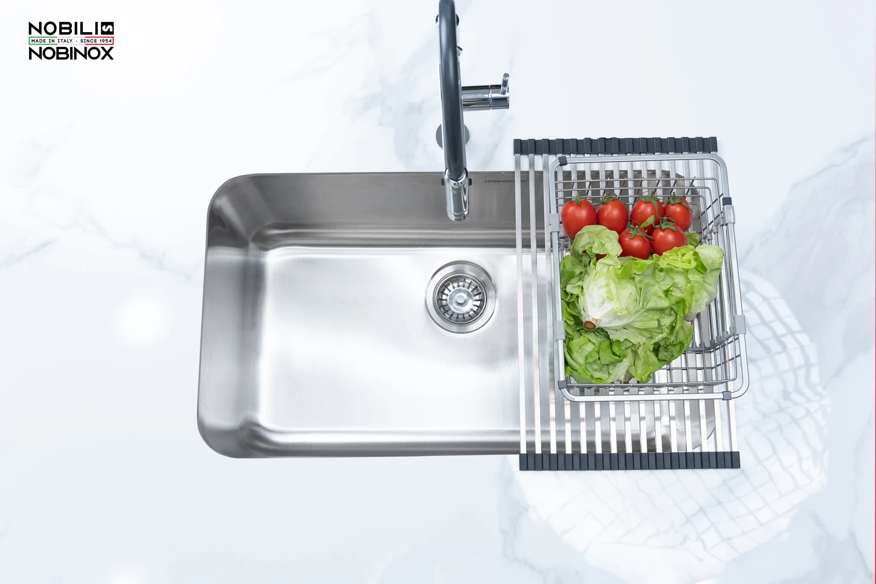Ảnh CHẬU RỬA BÁT 1 HỐ NOBINOX PURA NT622U 17