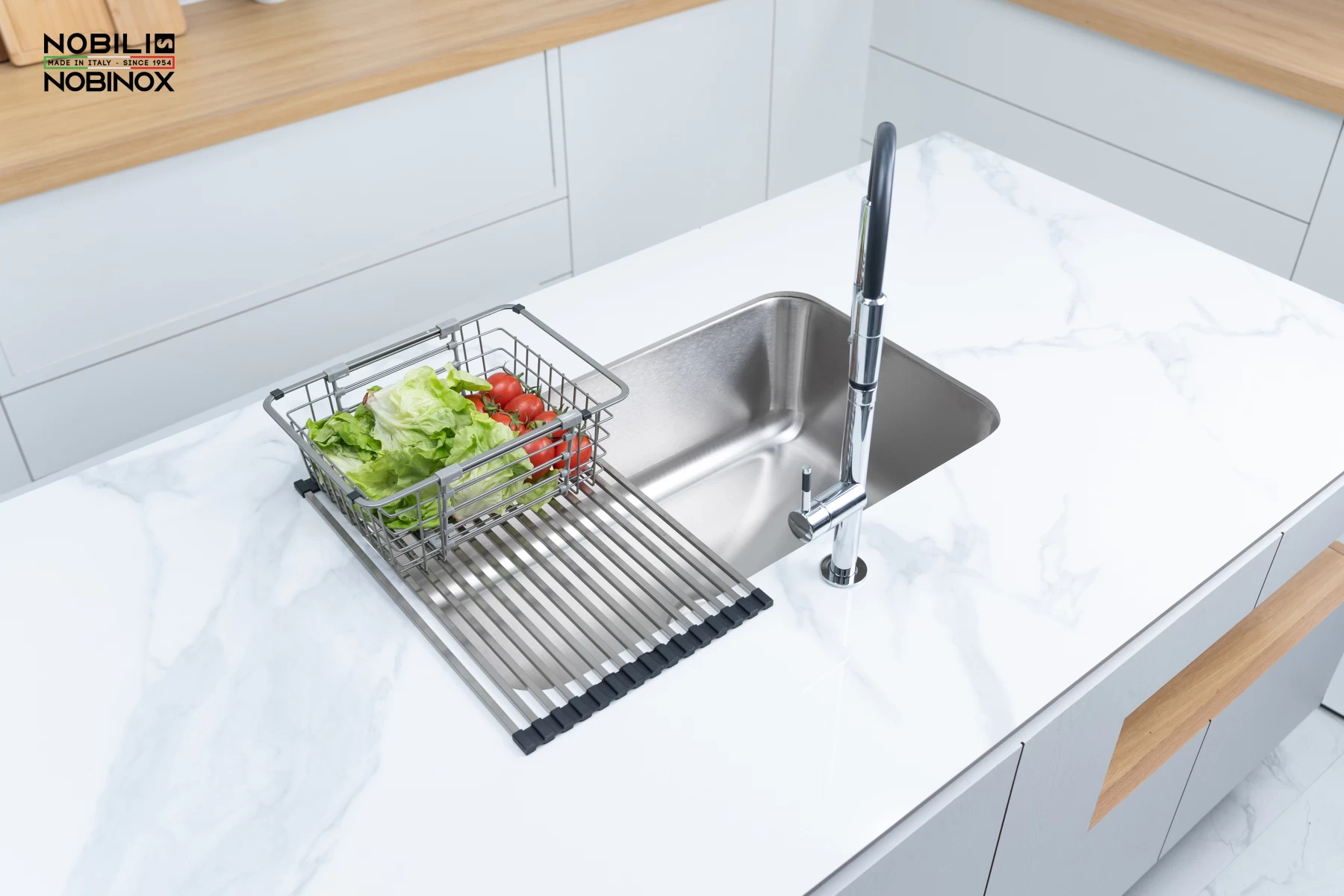 Ảnh CHẬU RỬA BÁT 1 HỐ NOBINOX PURA NT622U 18