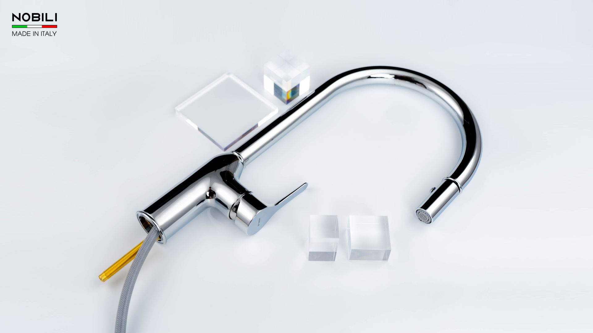 Ảnh VÒI RỬA BÁT DÂY RÚT NOBILI RING NB131L 21