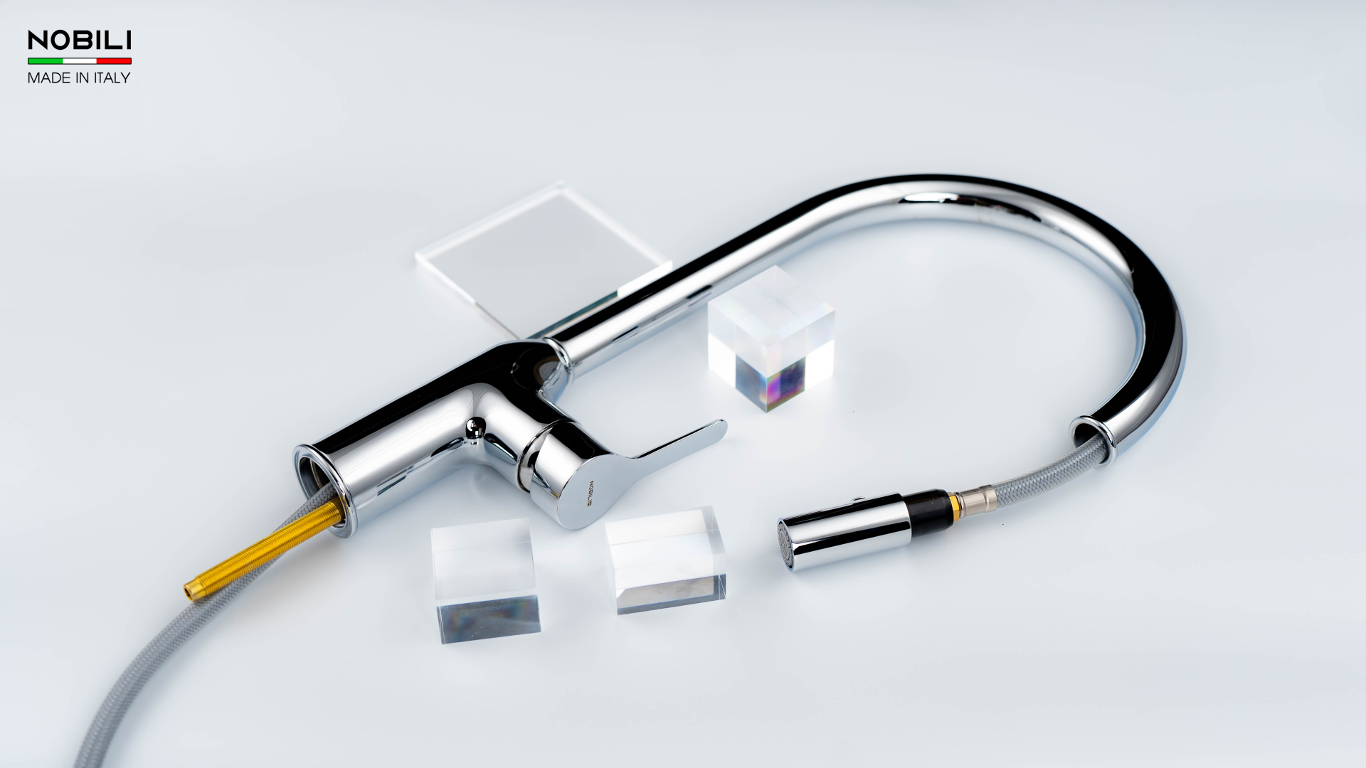 Ảnh VÒI RỬA BÁT DÂY RÚT NOBILI RING NB131L 26