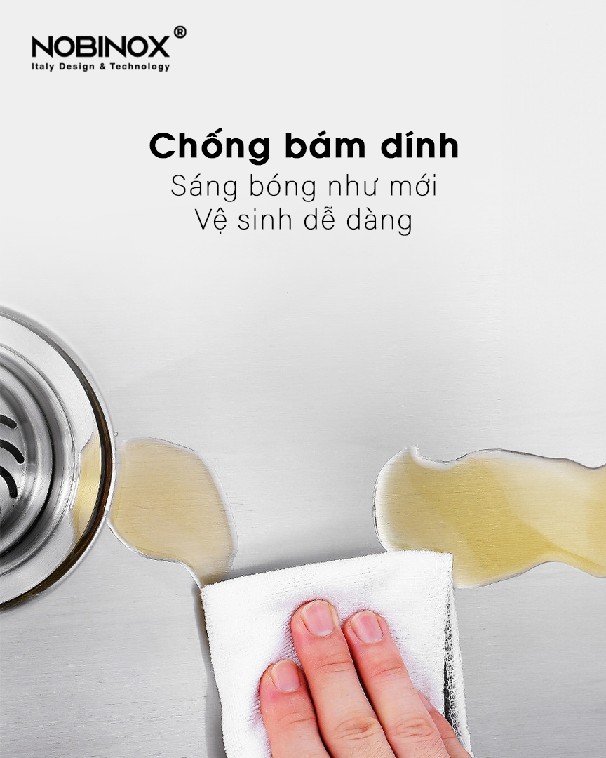 Ảnh CHẬU RỬA BÁT 2 HỐ NOBINOX LIKEN NL749 9