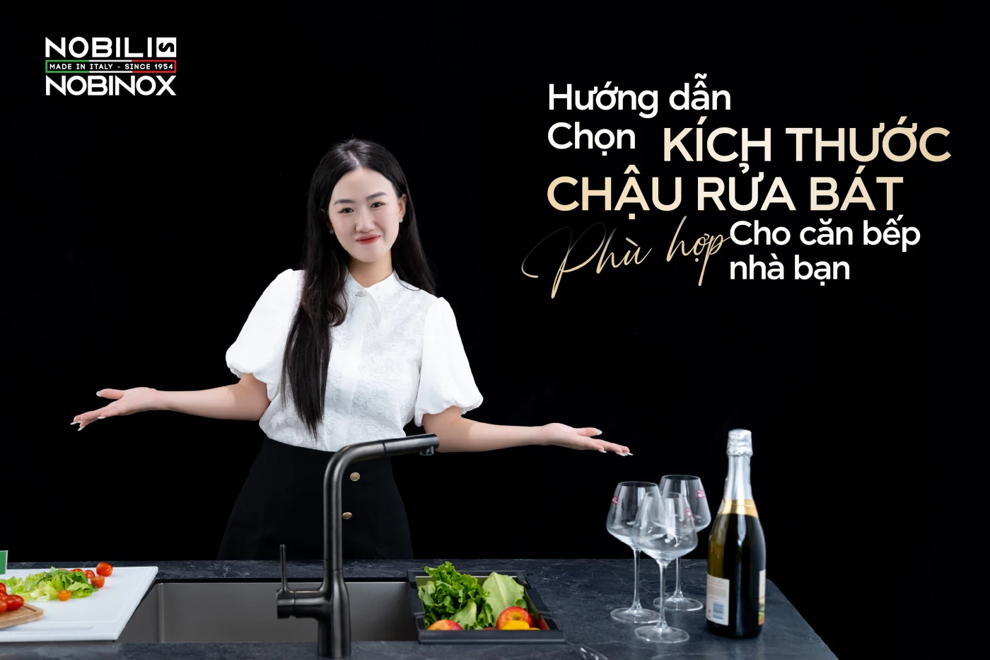 Kích thước chậu rửa bát chuẩn: 1 hố, 2 hố [Cập nhật 2025]