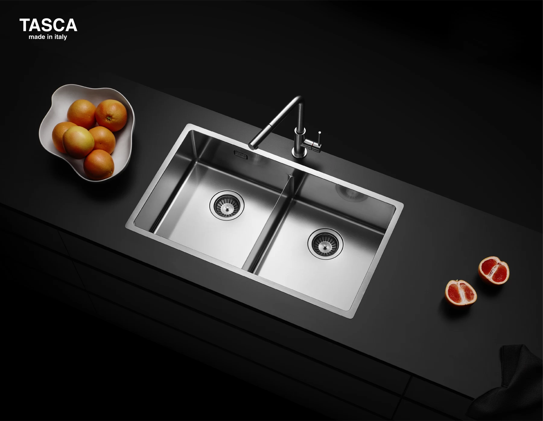 CHẬU RỬA BÁT 2 HỐ TASCA ICON NT642U - hover