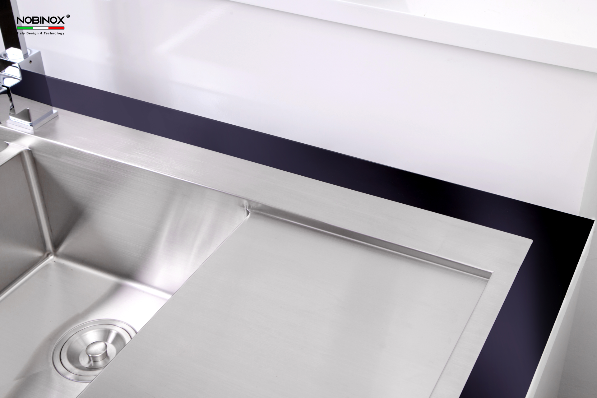 Ảnh CHẬU RỬA BÁT 2 HỐ NOBINOX LIKEN NL749 8