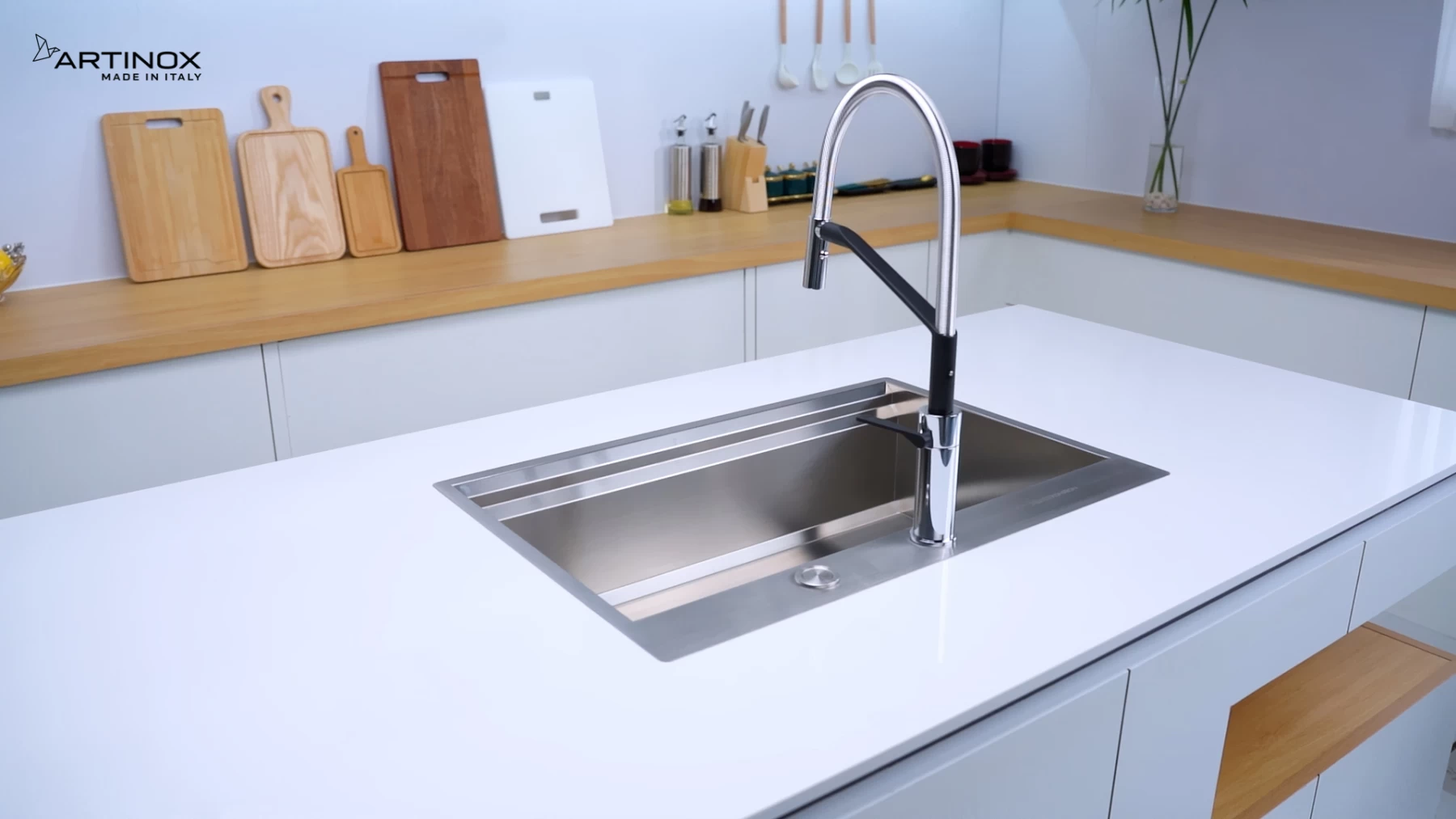 Ảnh CHẬU RỬA BÁT 1 HỐ ARTINOX MOSE NA808 15