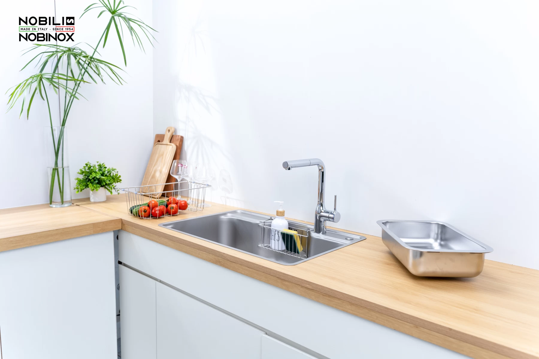 Ảnh CHẬU RỬA BÁT 1 HỐ NOBINOX LIKEN NL724D 15