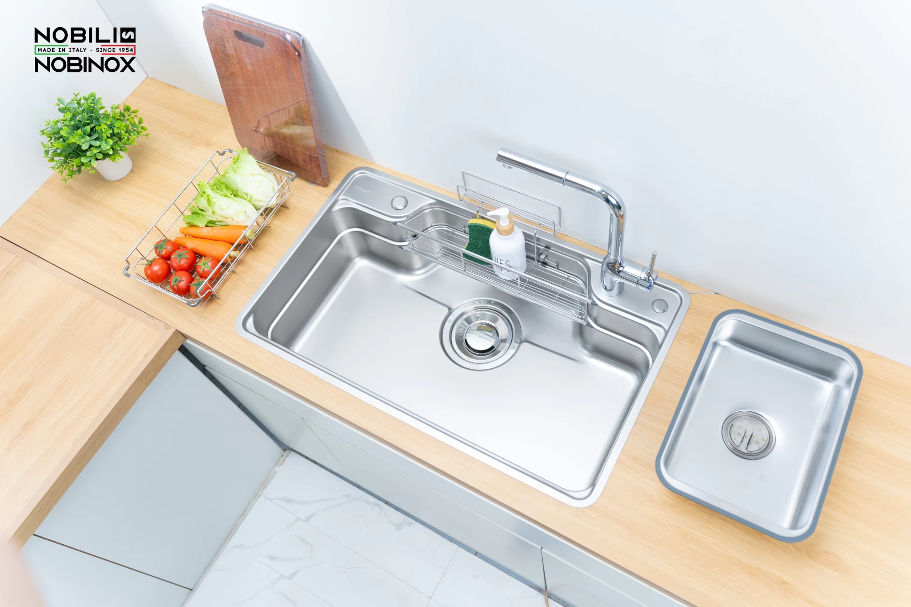 Ảnh CHẬU RỬA BÁT 1 HỐ NOBINOX LIKEN NL792D 16