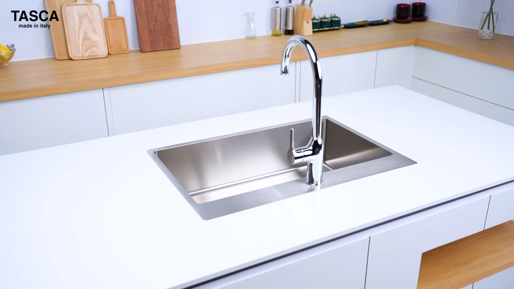CHẬU RỬA BÁT 1 HỐ TASCA PURA NT675T - hover