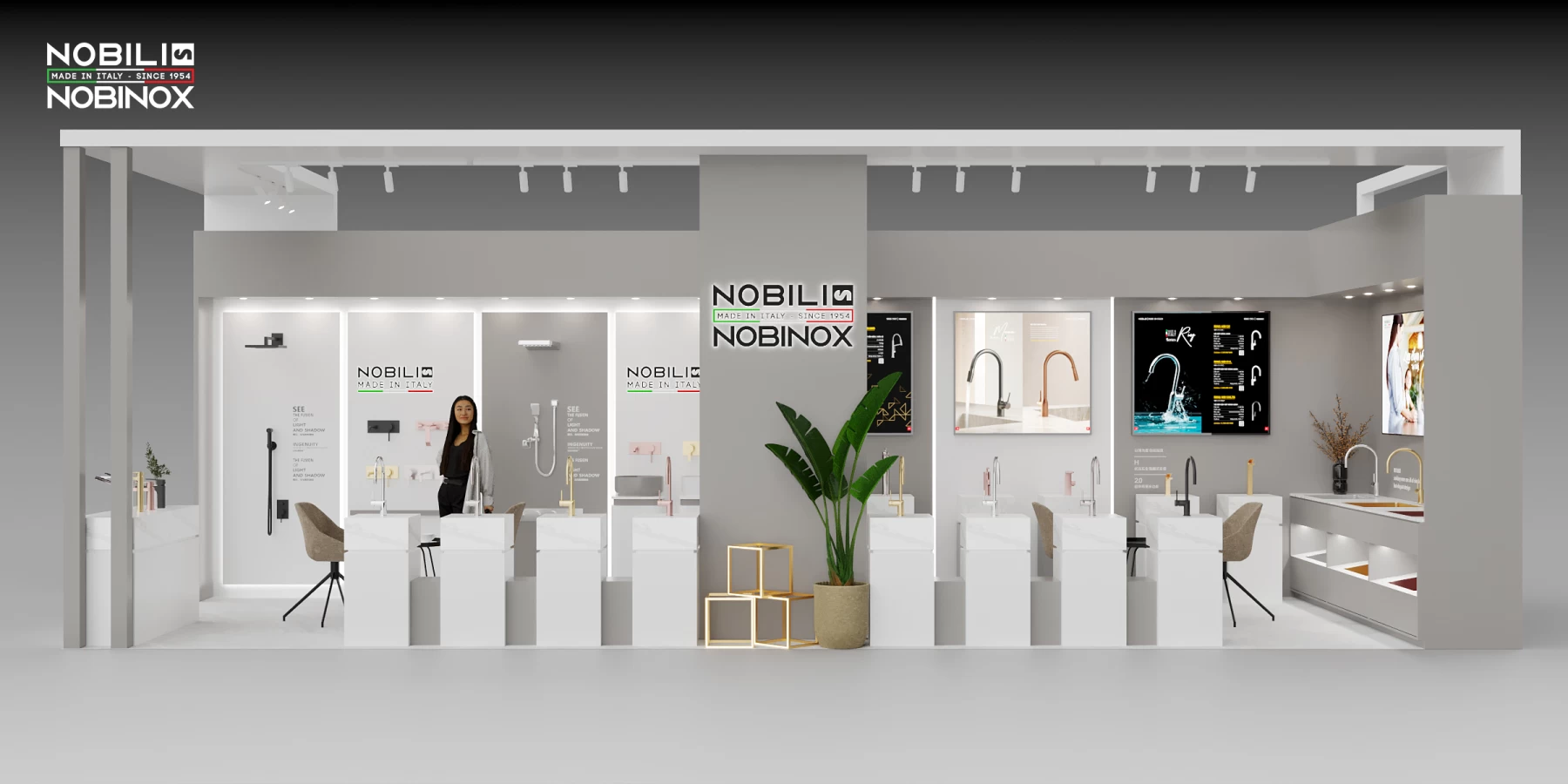 Nobili - Nobinox: Trải Nghiệm Thiết Bị Bếp & Phòng Tắm Cao Cấp Made in Italy Tại VIETBUILD 2025