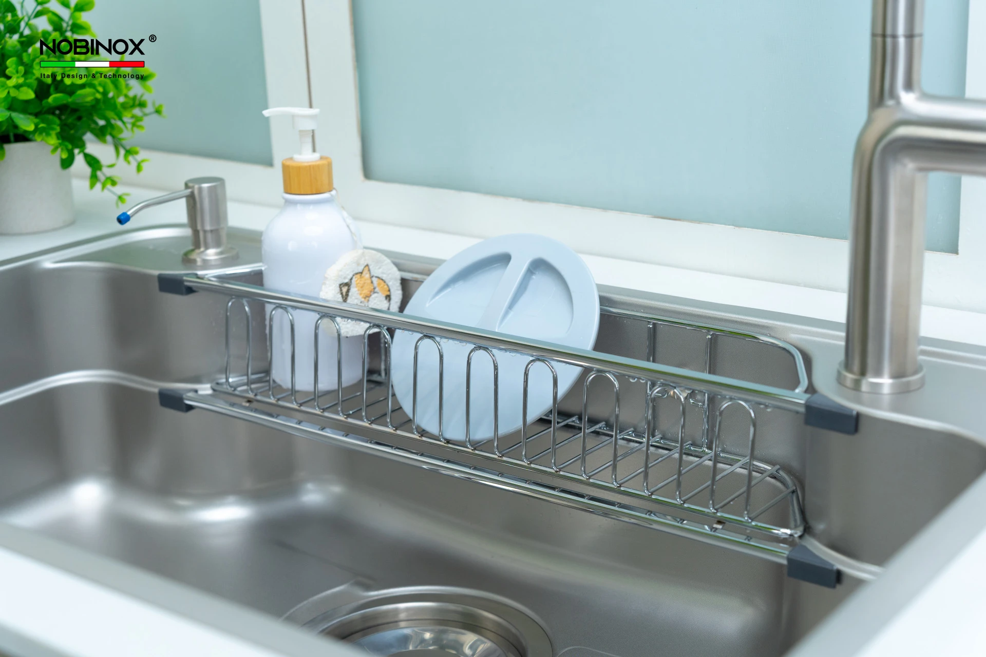 Ảnh CHẬU RỬA BÁT 1 HỐ NOBINOX LIKEN NL790D 8