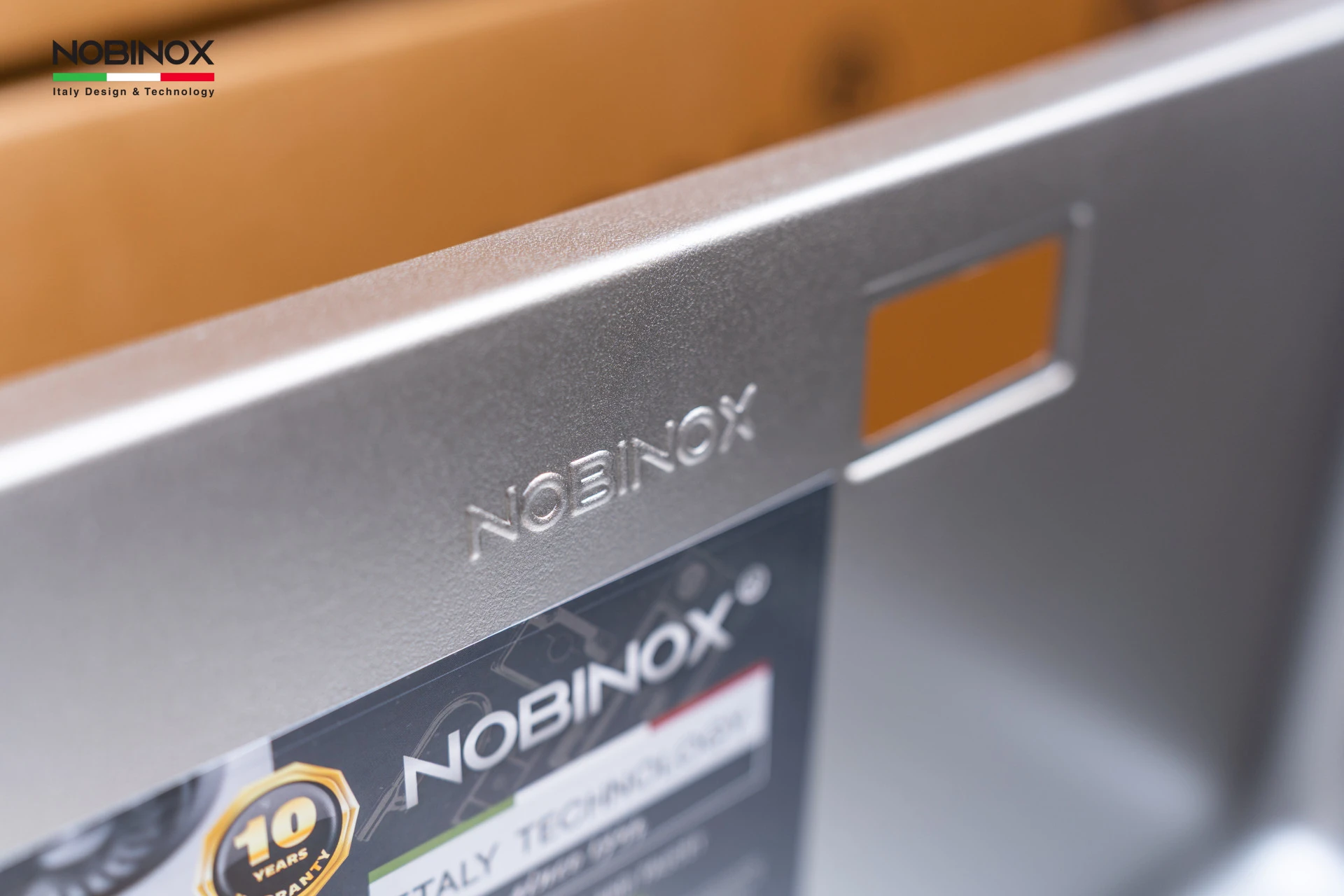 Ảnh CHẬU RỬA BÁT 1 HỐ NOBINOX LISA NN545S 7