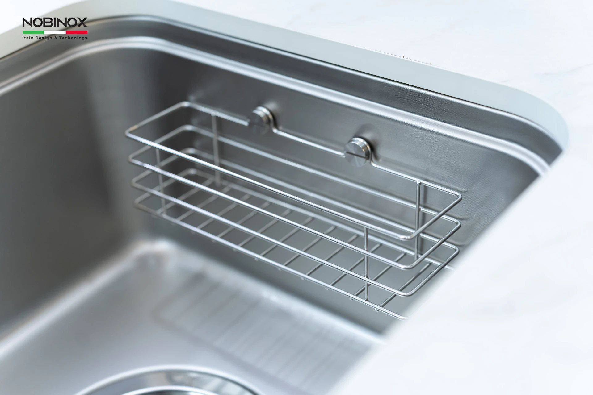 Ảnh CHẬU RỬA BÁT 1 HỐ NOBINOX NOVA A282M 8