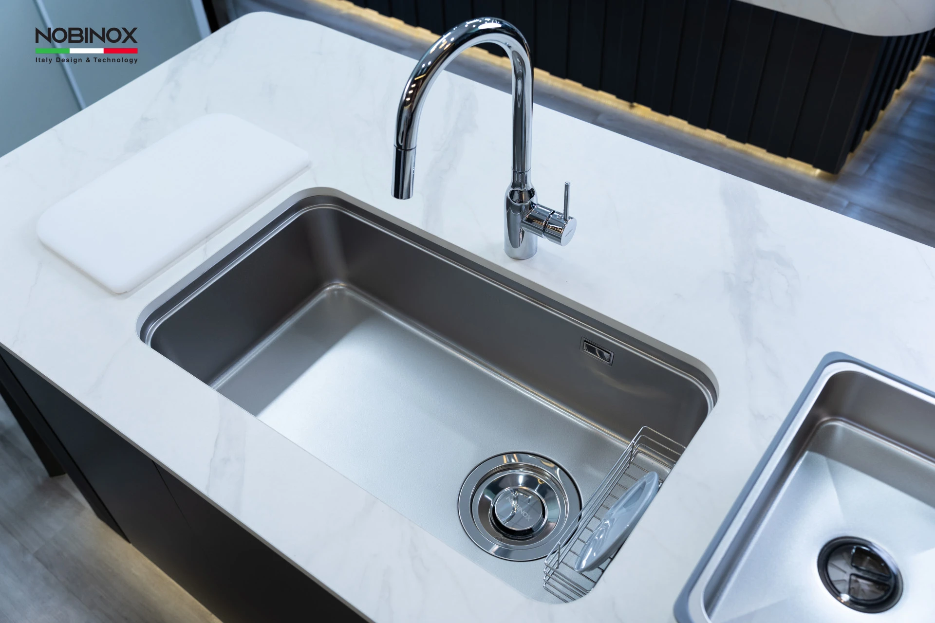 Ảnh CHẬU RỬA BÁT 1 HỐ NOBINOX NOVA A283D 10